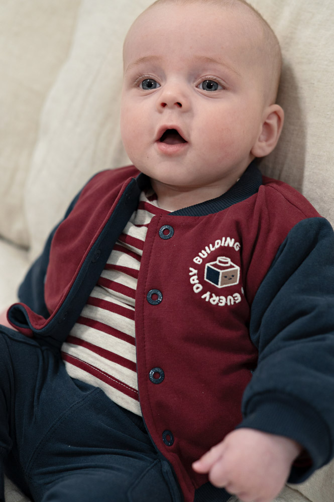Feetje Omkeerbaar bomberjack - Bordeaux