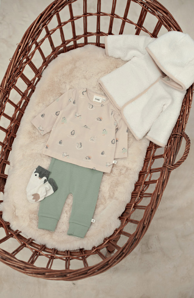 Feetje Omkeerbaar teddy jasje met capuchon - Offwhite