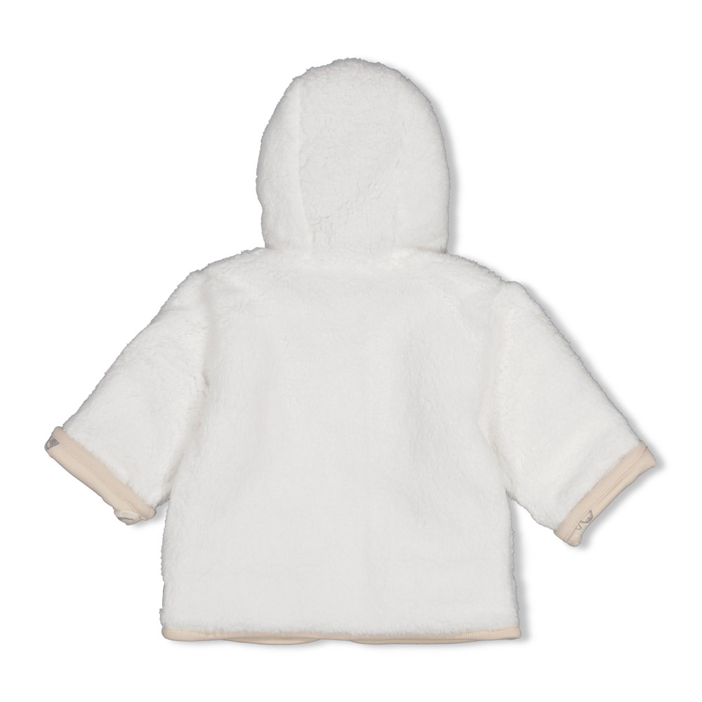 Feetje Omkeerbaar teddy jasje met capuchon - Offwhite