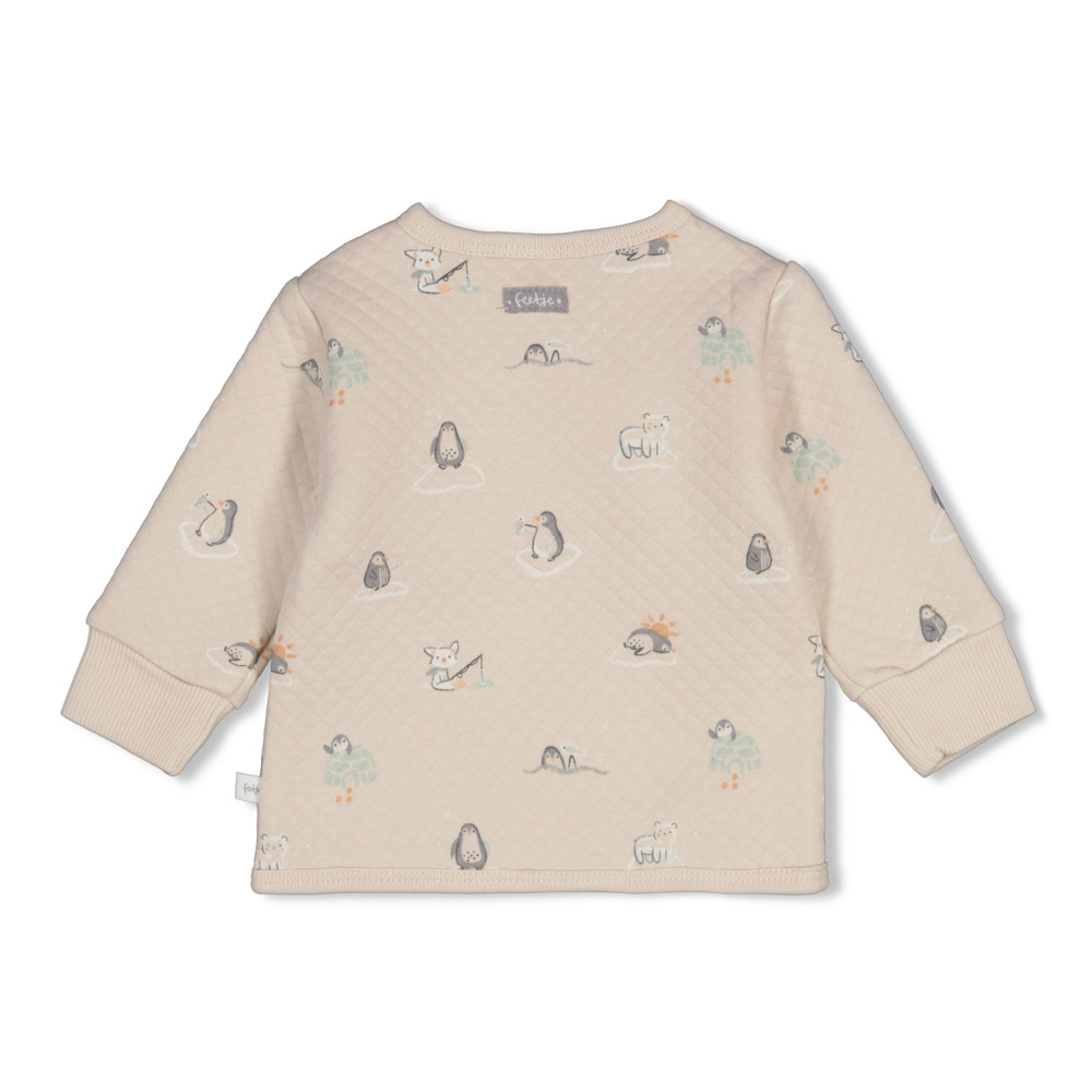 Feetje Overslagshirt AOP - Zand