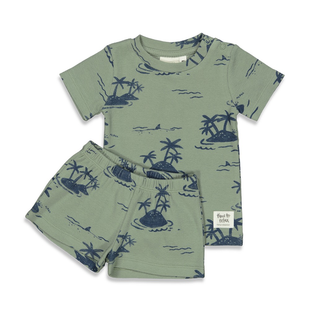 Feetje premium summerwear shortama - Palm Parker
