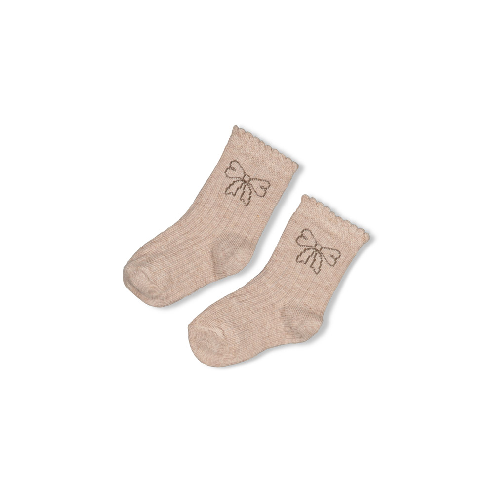 Feetje Sokken - Taupe melange