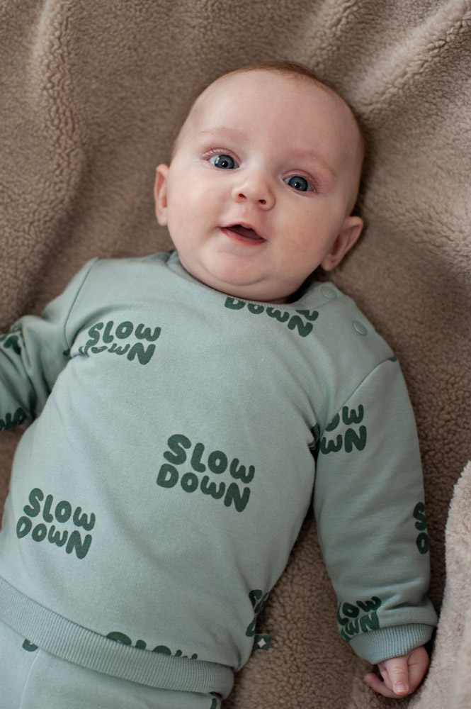 Feetje Sweater AOP - Mint