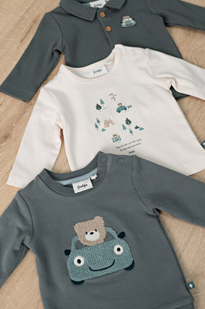 Feetje Sweater - Zeegroen