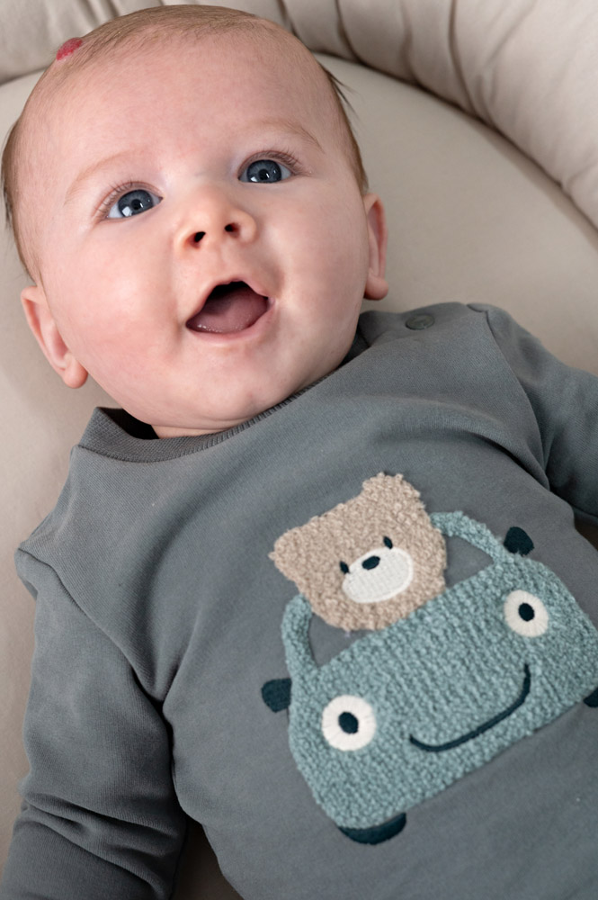 Feetje Sweater - Zeegroen