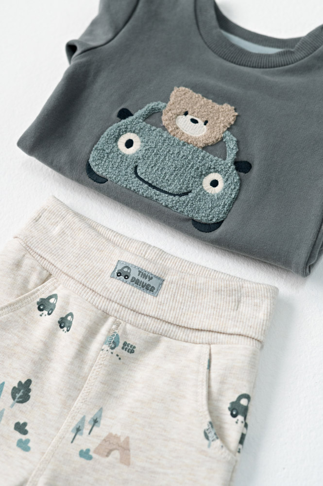 Feetje Sweater - Zeegroen
