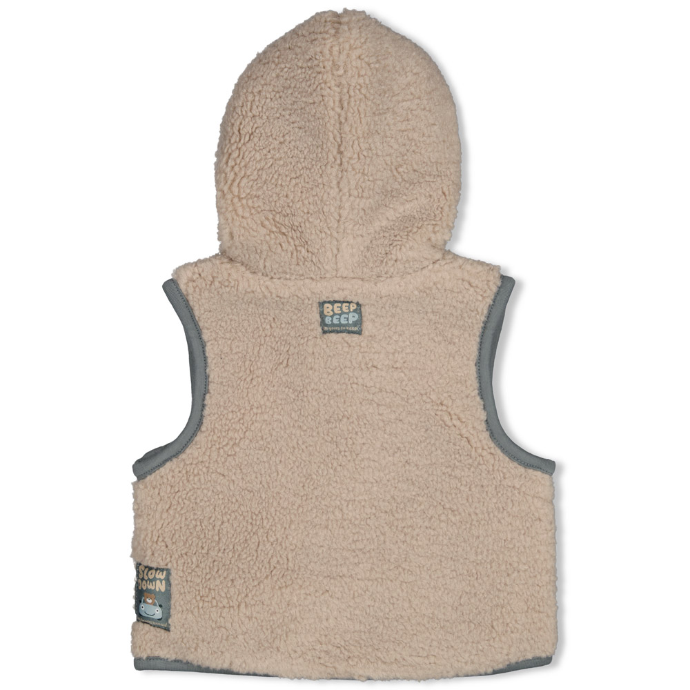 Feetje Teddy bodywarmer met capuchon - Kit
