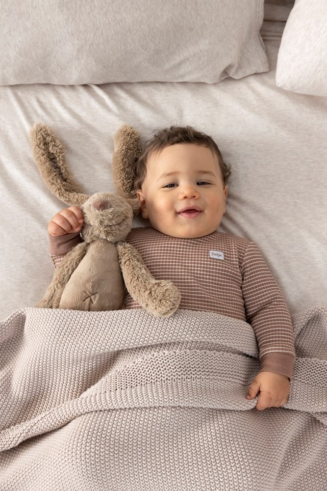 Feetje wafel pyjama - Brown