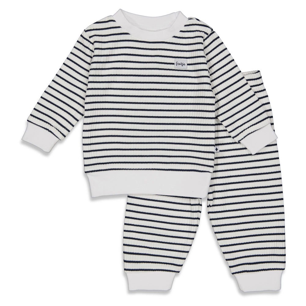Feetje wafel pyjama - Navy