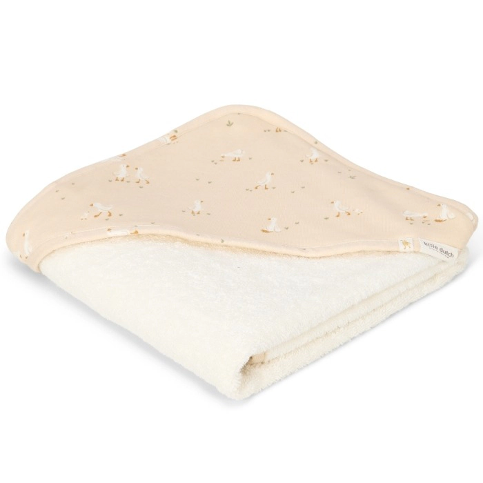 Little Dutch badcape Little Goose beige