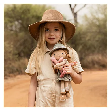 Little Dutch Knuffelpop Ranger Rosa - Safari Friends