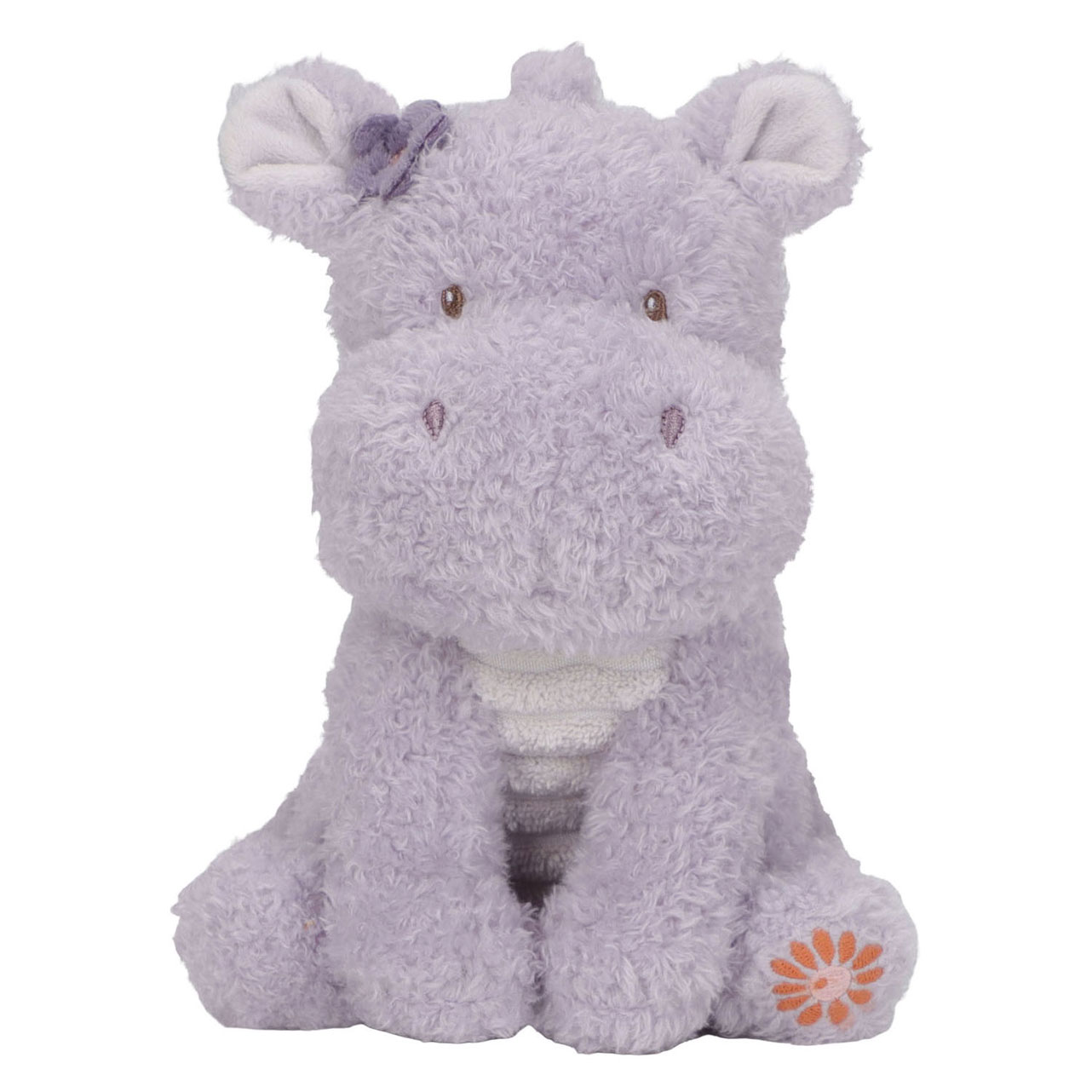 Little Dutch Knuffel Nijlpaard Paars 17 cm Safari Friends