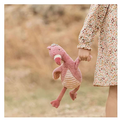 Little Dutch Knuffel Flamingo Safari Friends 17 cm