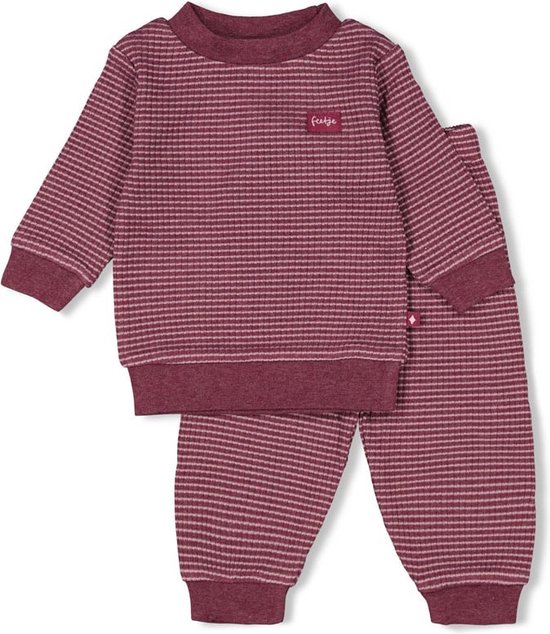 Feetje wafel pyjama Wine Melange Family Limited Edition