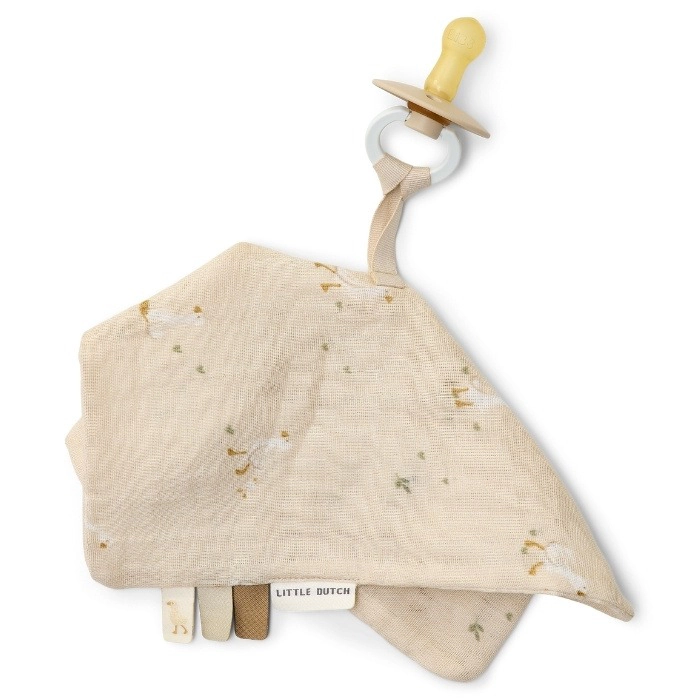 Little Dutch speendoekje Little Goose beige