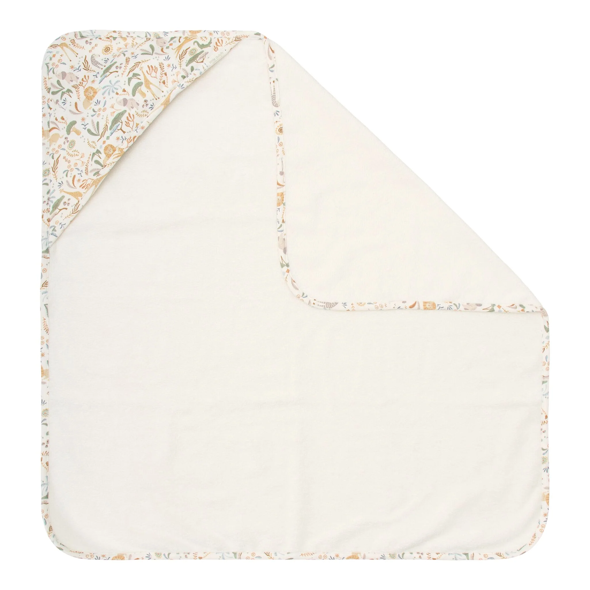 Little Dutch Safari Wonders Badcape - 75 x 75 cm