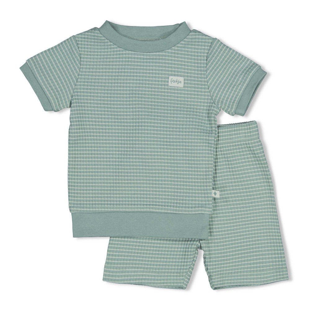 Feetje Wafelpyjama - Family Limited Edition - Sea Green