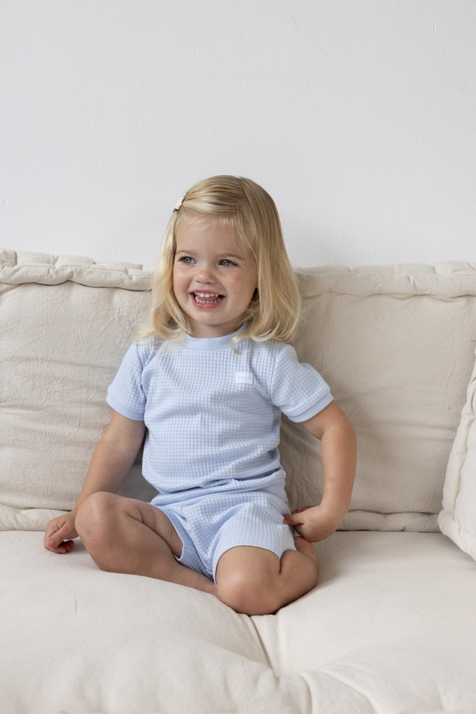 Feetje Wafelpyjama - Summer Special - Babyblue