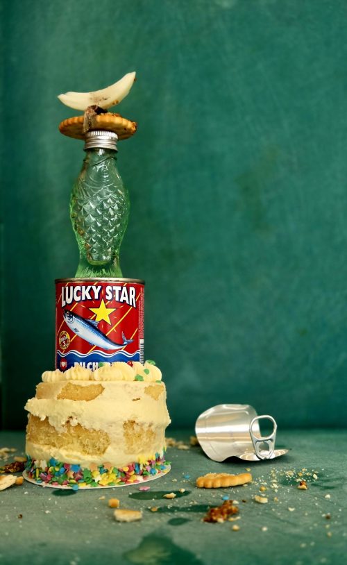 Louhani Els, ‘Food Altar: Sardines and my Dad’, Highly Commended, Cake Award, 2026