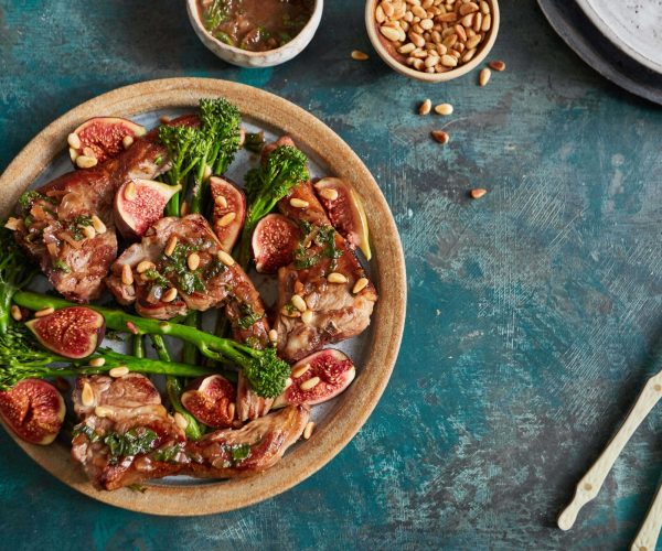 Lamb Chops, Honey-Roasted Figs & Tenderstem® broccoli