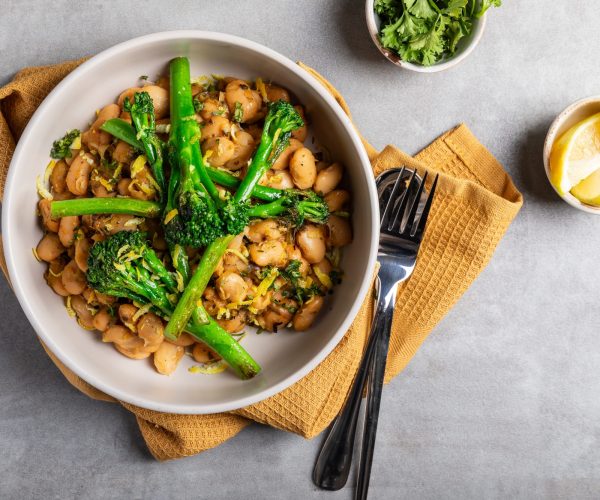 Caramelised Tenderstem® & White Beans
