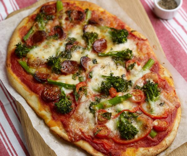 Tenderstem® broccoli & Chorizo Pizza