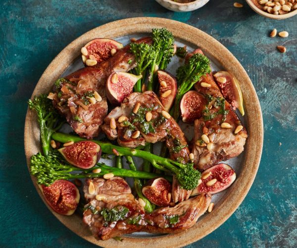 Lamb Chops, Honey-Roasted Figs & Tenderstem® broccoli