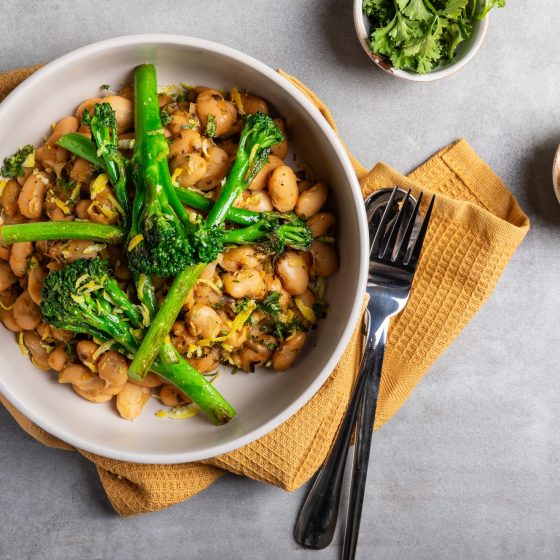 Caramelised Tenderstem® & White Beans