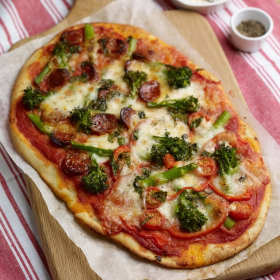 Tenderstem® broccoli & Chorizo Pizza