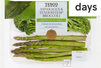 Tesco Tenderstem® broccoli and Asparagus
