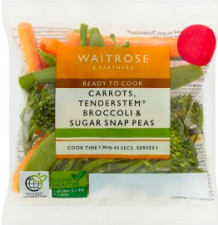 Waitrose Tenderstem® Broccoli, Carrots & Sugar snap peas