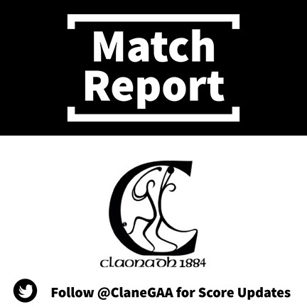 Clane 1-11 ces 1-11 Minor Football Championship St Laurences Dean Warren drives up field to set up an attack from the chasing Clane and Larries to replay after pulsating minor Semi-Final