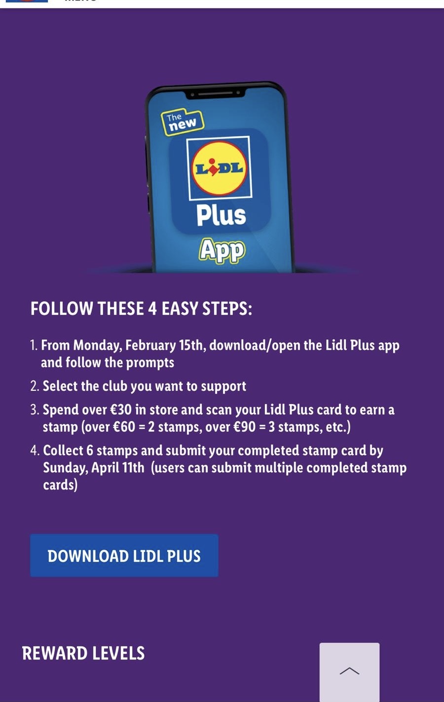 ClubZap Collect Lidl Stamps for your Club