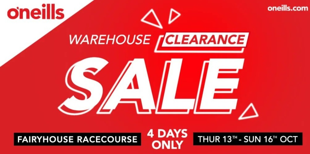 Mattock Rangers CLG O'Neills Warehouse Clearance SALE