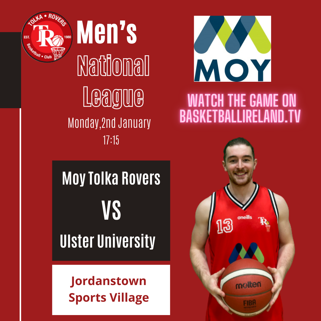 Tolka Rovers Basketball NL Men vs Ulster University