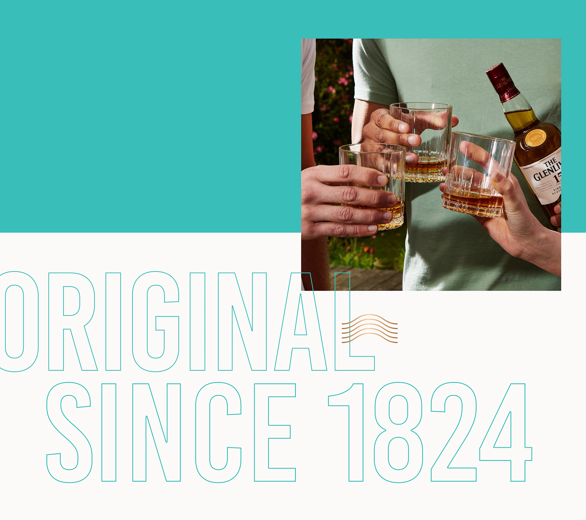 Hands holding The Glenlivet cocktails