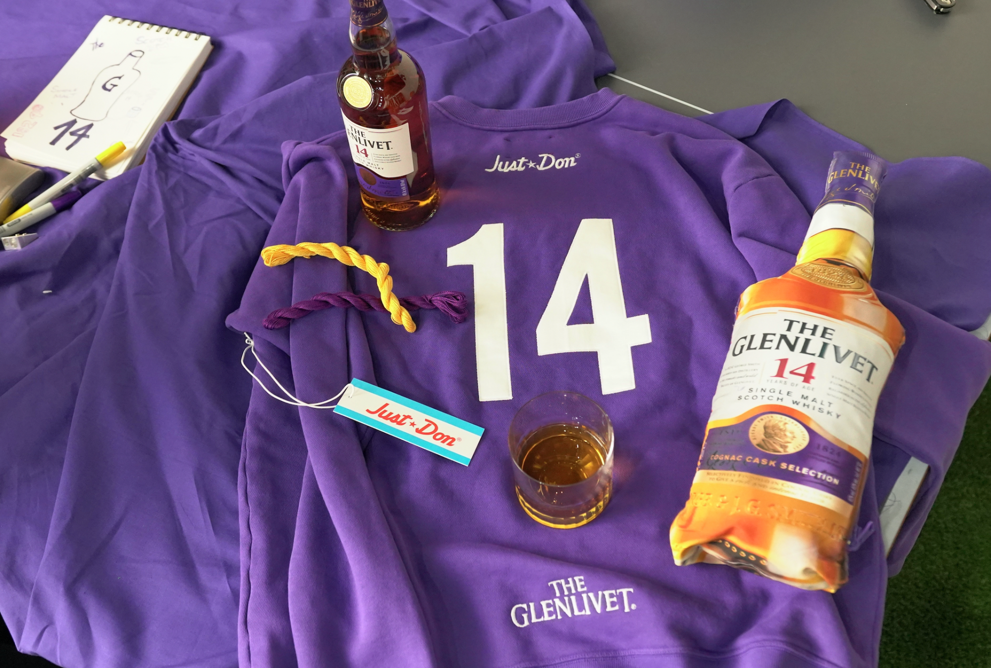 The Glenlivet sweater in collaboration with Don C