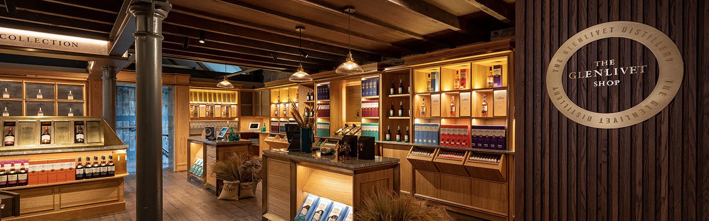 The Glenlivet Distillery Provision Room The Glenlivet Distillery Provision Room