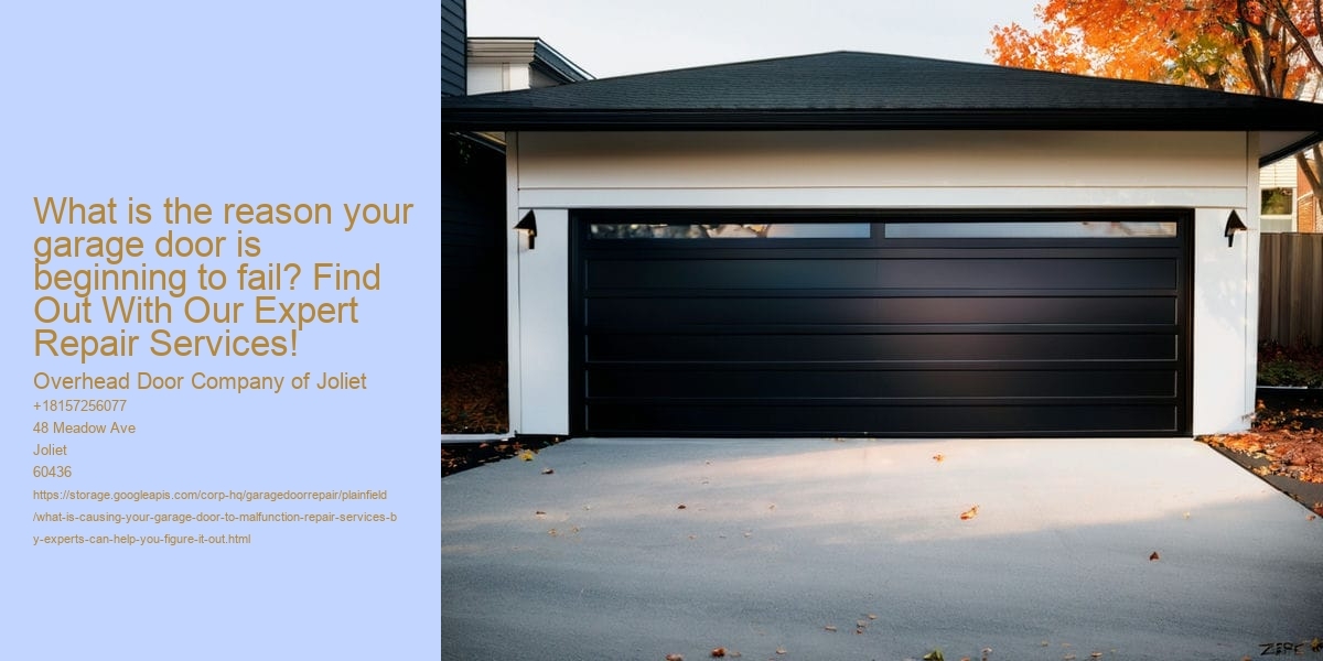 What is causing your Garage Door to Malfunction? Repair Services by Experts can help you figure it out!
