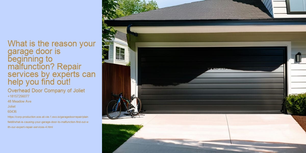 What Is Causing Your Garage Door to malfunction? Find Out With Our Expert Repair Services!