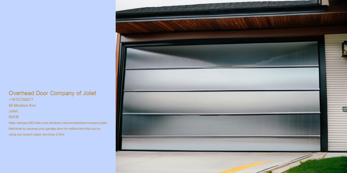 What is causing your garage door to malfunction? Find out by using our Expert Repair Services!
