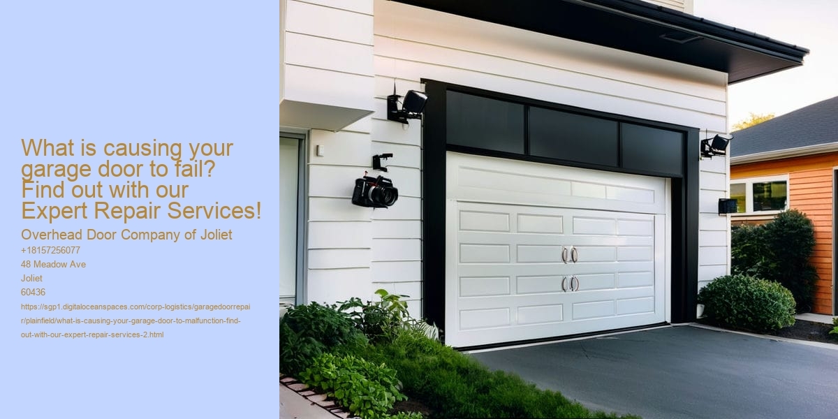 What Is Causing Your Garage Door to Malfunction? Find Out With Our Expert Repair Services!
