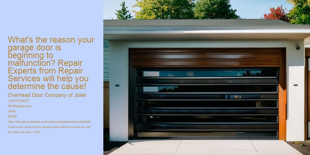 What is the cause of your garage door's fail? Find Out With Our Expert Repair Services!