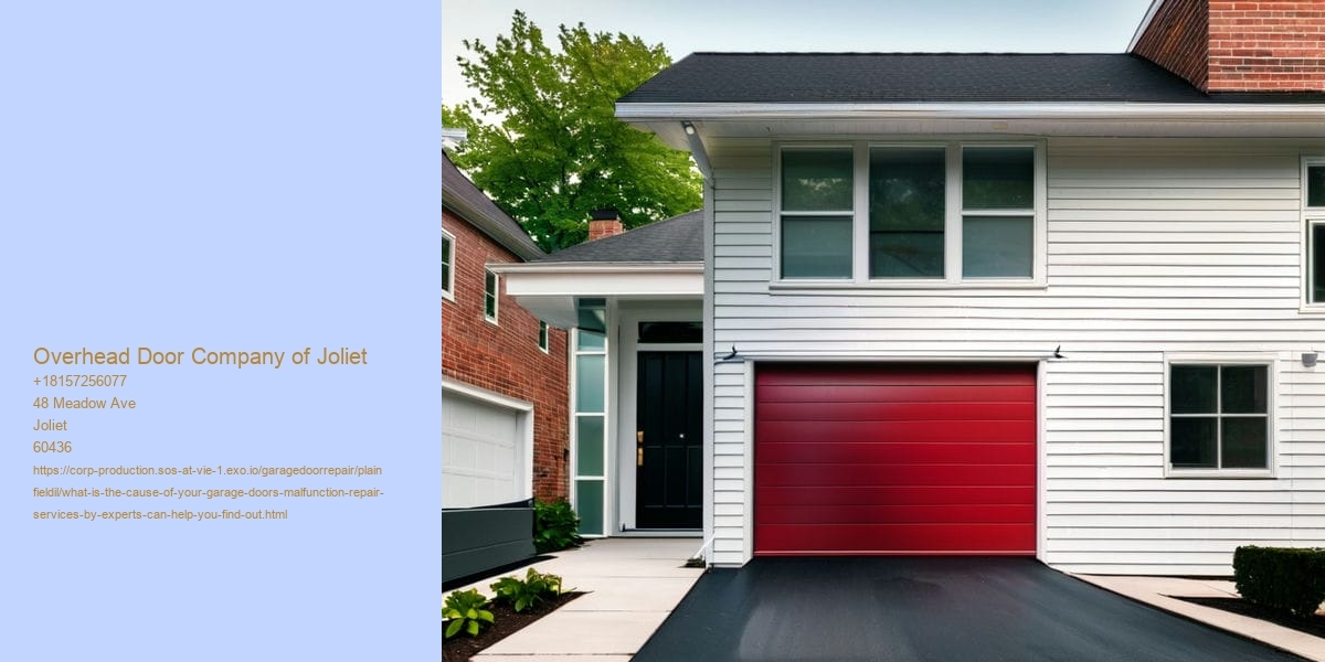 What is the cause of your garage door's malfunction? Repair Services by Experts can help you find out!
