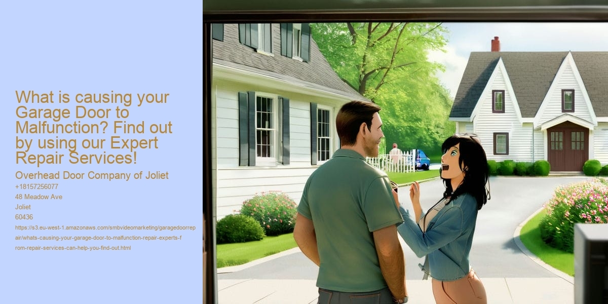 What's causing your Garage Door to malfunction? Repair Experts from Repair Services can help you find out!