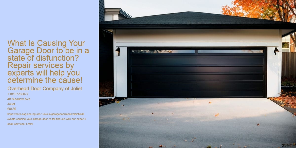 What's causing your garage door to fail? Find out with our Expert Repair Services!