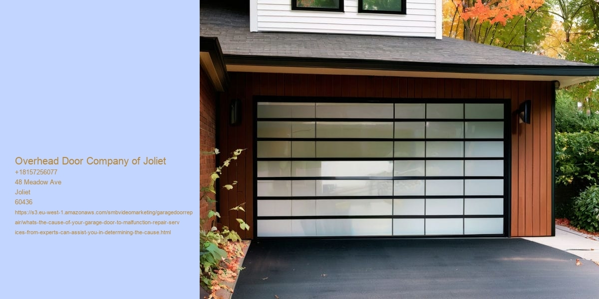 What's the cause of your Garage Door to Malfunction? Repair Services from Experts can assist you in determining the cause!