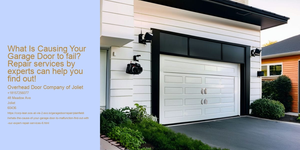 What's the cause of your Garage Door to malfunction? Find Out with Our Expert Repair Services!