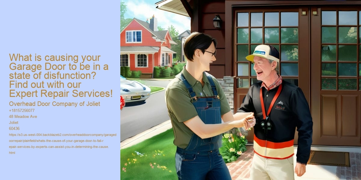 What's the cause of your Garage Door to fail? Repair Services by Experts can assist you in determining the cause!