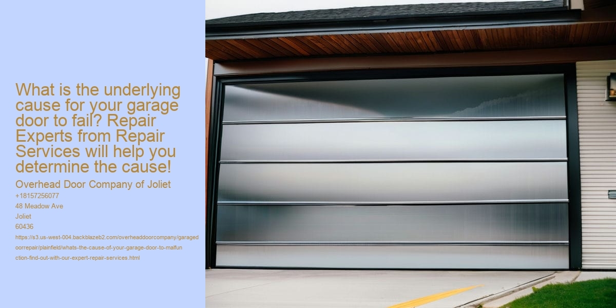 What's the cause of your Garage Door to malfunction? Find Out With Our Expert Repair Services!